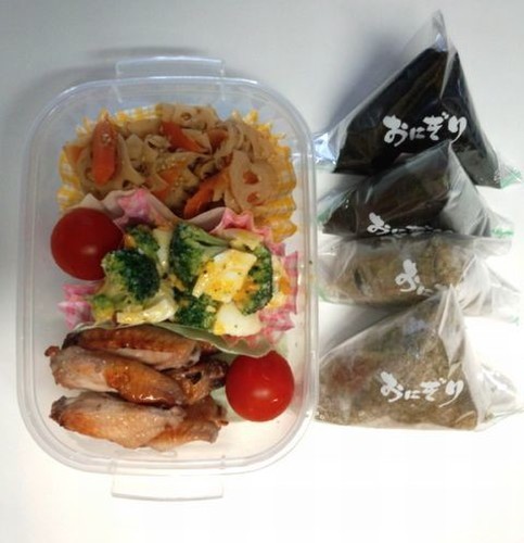 「手羽中レモングリル焼き」メインのお弁当