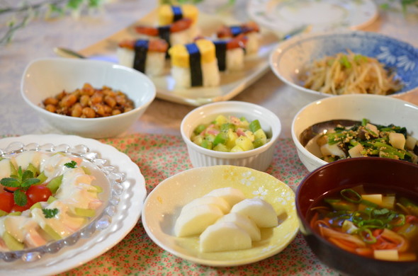 お寿司!?じゃないけど何だか嬉しい夕食✿