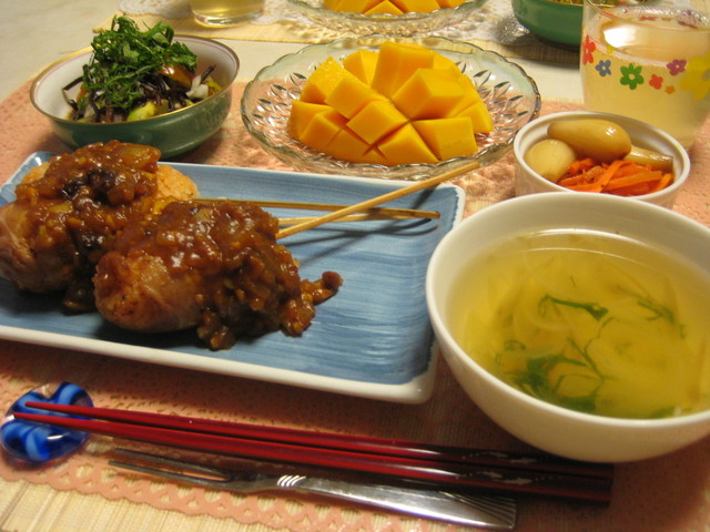 季節の献立 夏 お肉と夏野菜で晩御飯 By 時花菜 クックパッド みんながのせた献立