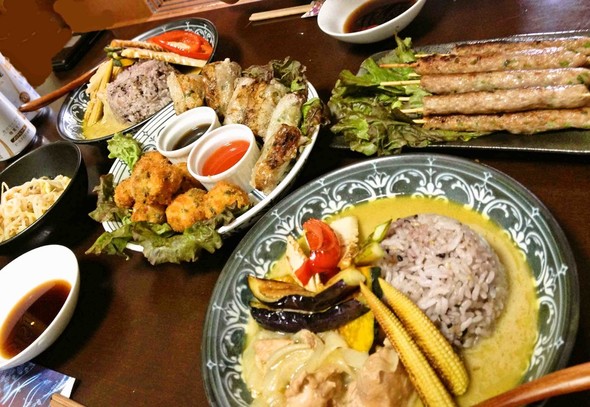 友人来訪☆アジアンランチ