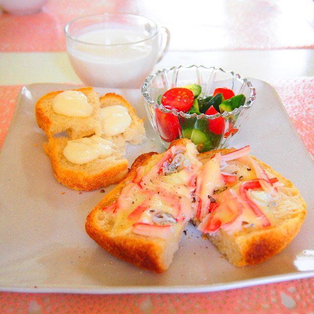 暑い日だけどやっぱりパンが好き ランチ By ガメコ クックパッド みんながのせた献立