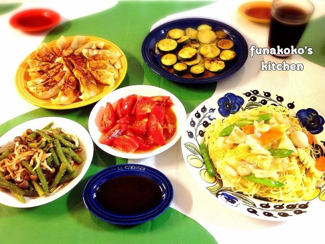あんかけ焼きそばと夏野菜で夜ごはん By ふなここ クックパッド みんながのせた献立