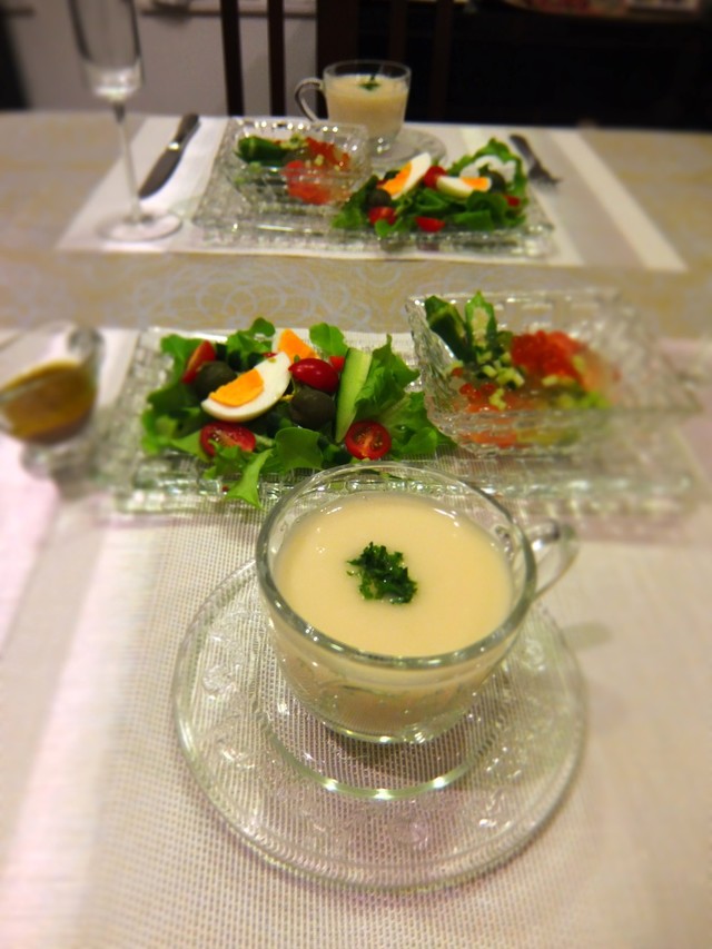 誕生日ディナー 前菜 サラダ スープ編 By Mimosa クックパッド みんながのせた献立