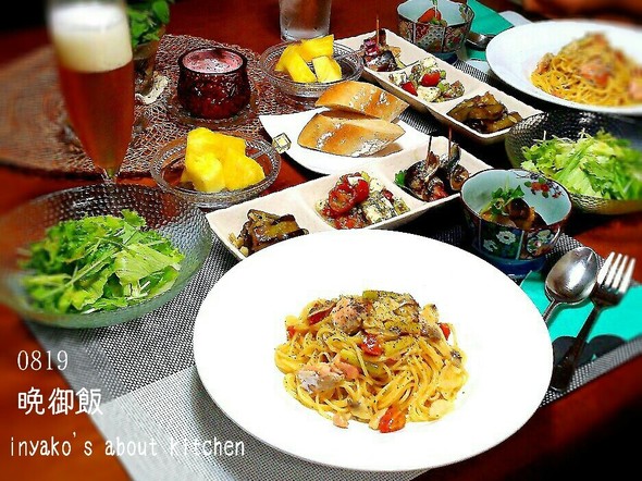 ゆっくり呑めた(。-∀-)化♪晩御飯