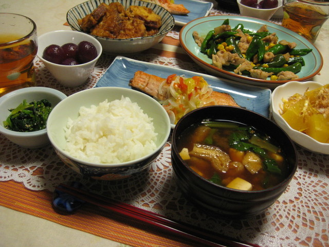 お肉も魚も食べたい 欲張り晩御飯 By 時花菜 クックパッド みんながのせた献立