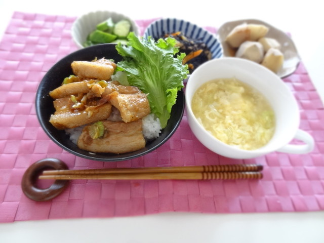 カルビ丼 身体にいい副菜で By Tommy 0304 クックパッド みんながのせた献立