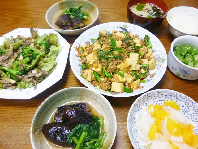麻婆豆腐とアンチョビサラダ 10 By B子chan クックパッド みんながのせた献立