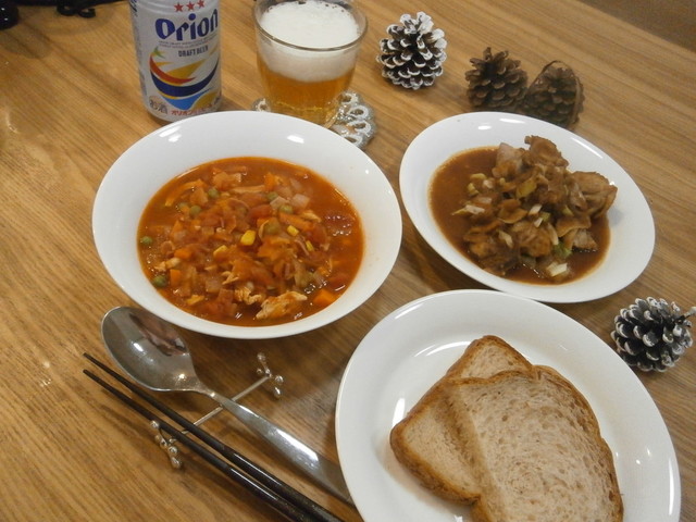 スープにパンを浸すと美味夕食 By 反省堂書店 のぐち クックパッド みんながのせた献立