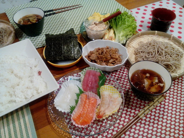 手巻き寿司と節分そば By あんmommy クックパッド みんながのせた献立