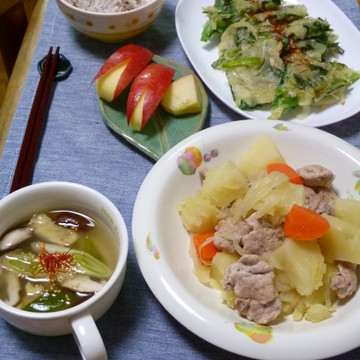 今日の晩御飯
