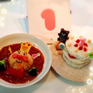 1歳誕生日☆アンパンマンカレー＆ケーキ