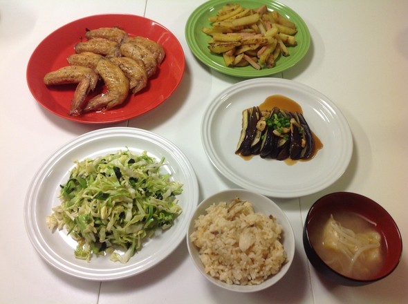 ・色んな調味料使いで夜ごはん・