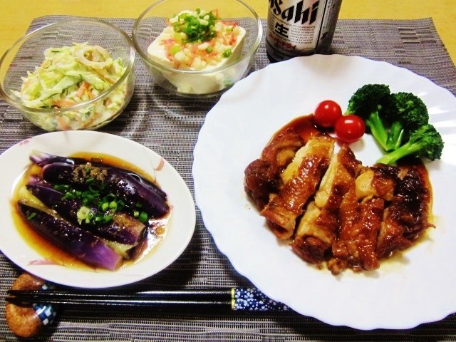 鶏の照り焼きの夕飯 By Shokenママ クックパッド みんながのせた献立