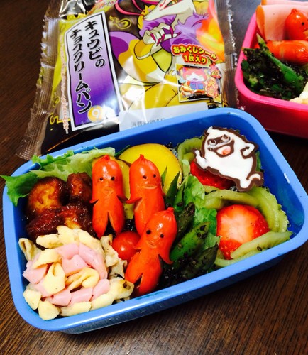 息子弁その34〜なんと菓子パン!
