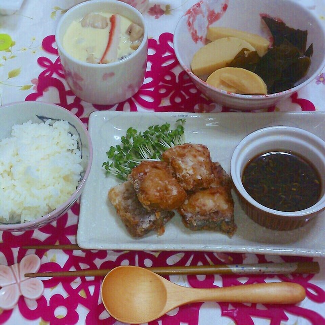 ぶりの竜田揚げ定食 By Maron クックパッド みんながのせた献立