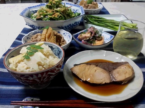 たけのこの炊き込みご飯♡