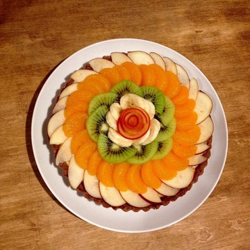 birthday fruit tart