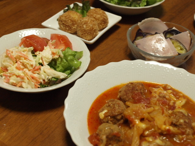 ミートボールのトマト煮で晩ご飯 5 1 By モーリーママ クックパッド みんながのせた献立