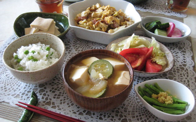 豆 ご飯 献立 まだ間に合う豆ご飯と献立 Tomyのごはん