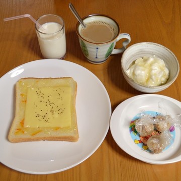 息子とパパの朝食【2015.6.10】