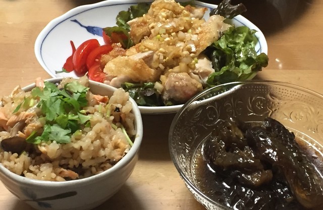 鮭の炊き込みご飯のおかず By Nikoton クックパッド みんながのせた献立
