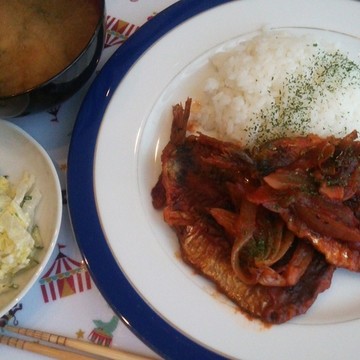 ケチャップ焼き丼×白菜和風シーザーサラダ