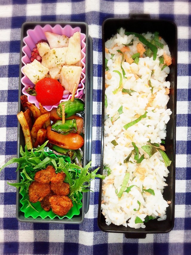 7月最後の息子弁当 お疲れ By ﾁｲﾁｬﾝﾏﾏ クックパッド みんながのせた献立