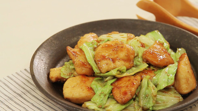 動画 お肉柔らか 鶏胸肉とキャベツの旨ダレ炒め クックパッド料理動画