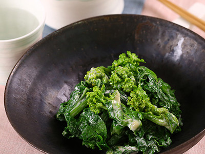 動画 菜の花のわさびマヨ和え クックパッド料理動画