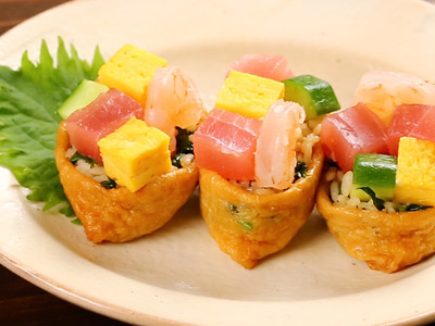 動画 おもてなしに 簡単 アレンジいなり寿司 クックパッド料理動画