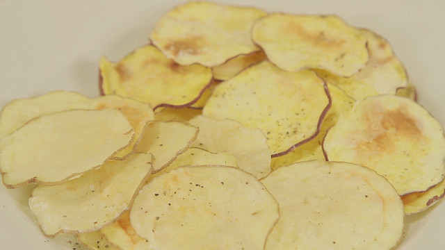 動画 レンジで簡単 揚げないポテトチップス クックパッド料理動画