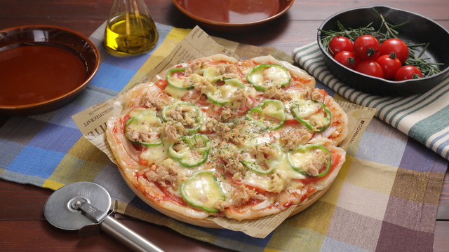 動画 余った餅アレンジ 簡単モチモチ餅ピザ クックパッド料理動画