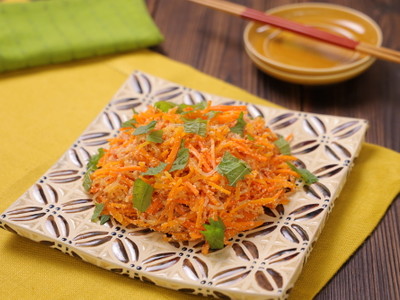 動画 にんじんとしらたきの明太バターしょうゆ クックパッド料理動画